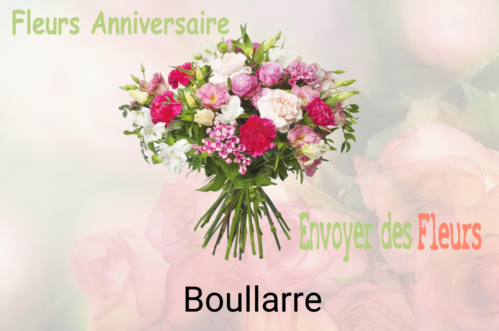 Bouquet de fleurs d’anniversaire livré à Boullarre